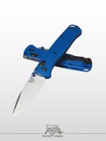 Benchmade Bugout Blue Grivory w/Satin Blade Finish