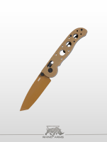 CRKT M16-02XD Tanto Crossbar Lock Desert Tan Grivory Handle w/Tan EDP D2 Blade Finish