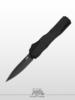 Kershaw LiveWire Single Edge MagnaCut Double Action OTF Auto Black Aluminium Handle w/Black PVD Blade Finish