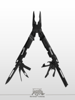 SOG PowerAccess Black Finish w/Pocket Clip